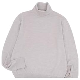 Hermès-[Used] Hermes HERMES Turtleneck Knit Sweater M Wool Tops  Men's M Gray-Grey