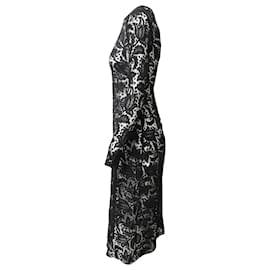Adam Lippes-Adam Lippes Lace Dress in Black Cotton-Black