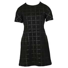 Alexander Wang-Alexander Wang Büffelkariertes Kleid aus schwarzem Polyester-Schwarz