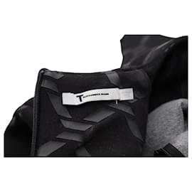 Alexander Wang-Alexander Wang Büffelkariertes Kleid aus schwarzem Polyester-Schwarz