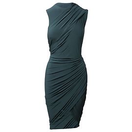 Alexander Wang Drapiertes Kleid aus grüner Viskose Grün