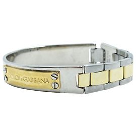 Dolce & Gabbana Edelstahlarmband Silber Metallisch