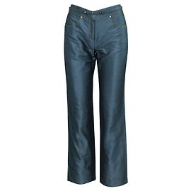 Gianni Versace Pantaloni vintage lucidi blu scuro Blu