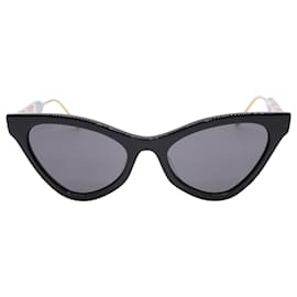Gucci-Gucci GG0597S Cat Eye Sonnenbrille aus schwarzem Acetat-Andere