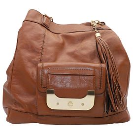 Diane von Furstenberg Sac Cabas Anna Moyen Format en Cuir Marron Marron