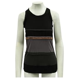 Lanvin-3 Colors Sleeveless Top-Grey