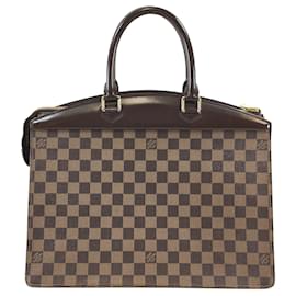 Louis Vuitton-Louis Vuitton Riviera Cosmetic Handbag Damier Ébène Canvas-Brown
