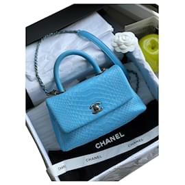 Chanel-Sac Chanel Coco Handle-Bleu