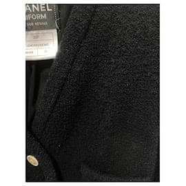 Chanel-CHANEL BLACK JACKET SIZE 36fr-Black