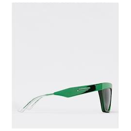 Bottega Veneta-gafas de sol bottega veneta, cresta modelo verde-Verde
