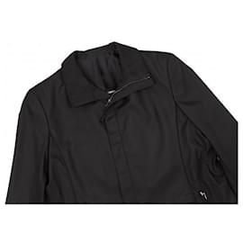 Jean Paul Gaultier-[Used] Jean Paul GAULTIER polyester zip up coat black 46 [Men]-Black
