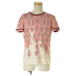 Jean Paul Gaultier-[Used]  JEAN PAUL GAULTIER HOMME / Jean Paul Gaultierom total pattern short sleeve T-shirt-Pink