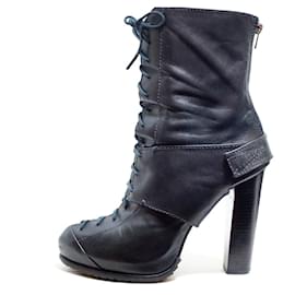 Alexander Mcqueen-[Used] [New] McQ (Alexander mcqueen) (McQ (Alexander mcqueen)) Boots Black leather-Black