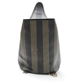 Fendi-*FENDI / Fendi One Shoulder Bag Pecan Pattern Leather Shoulder Bag Men's Women's Khaki Brown-Khaki