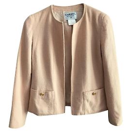 Chanel Chaquetas Rosa Coral