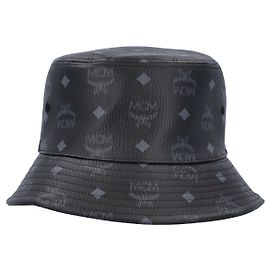 Cappello a secchiello da donna MCM in Visetos nero Nero