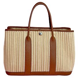 Rare vintage PM Hermès taille Garden Party 30 cm Caramel