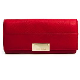 Billetera de Jimmy Choo Roja