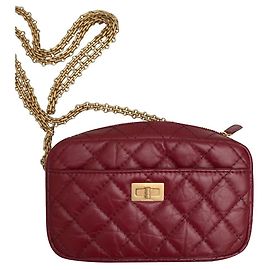 Chanel mini reissue 2.55 Camera Bag, Dark Red Dark red