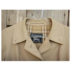 Burberry-gabardina mujer Burberry talla vintage 40-Beige