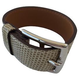 Hermès Stirrup Bracelet Beige