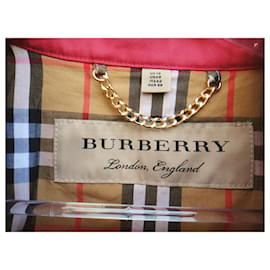 Burberry-trench Burberry taille 38-Rouge