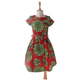Robe Stella Jean Beetle en coton multicolore Multicolore