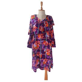 Robe en viscose violette & Other Stories Multicolore Violet