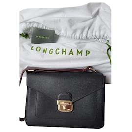 Longchamp-Longchamp Pliage Heritage GM Umhängetasche Neu-Schwarz