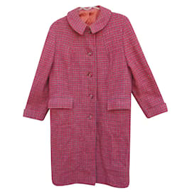 Autre Marque-Harris Tweed coat size 38-Red