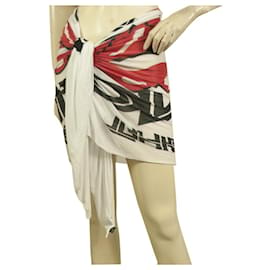 Dsquared2-Dsquared2 Rolling Stones Tour 64 Large Modal Scarf Foulard Beach Cover up-Multiple colors