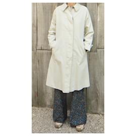 Burberry-vintage Burberry France women's raincoat 60's t 38-Beige