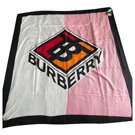 Écharpe Burberry en coton multicolore Multicolore