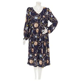 Autre Marque Vestido Rich & Royal de viscosa Multicolor