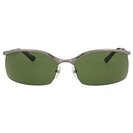 Balenciaga Square-Frame Metal Sunglasses Silvery Metallic