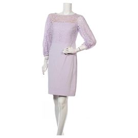 Ralph Lauren Spitzenkleid Lila Lila