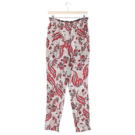 Pantalones de seda Vanessa Bruno Multicolor
