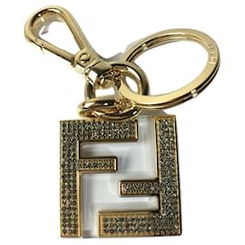 Fendi-*FENDI ◆ Keychain /-/ GLD / Unisex-Golden