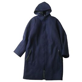 ACNE STUDIOS Melton Wool Coat Navy 44 Navy blue