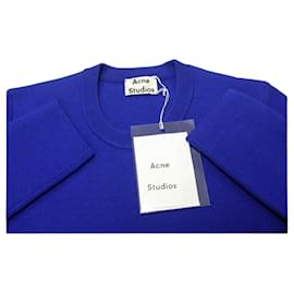 Acne-XS ROYAL BLUE [Acne Studios [Acne Studios] KNIT knit sweater]-Blue