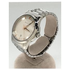 Gucci-GUCCI Quartz watch / analog / stainless steel / SLV-Silvery