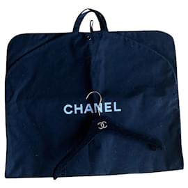 Chanel-Capa de viagem para panos-Preto