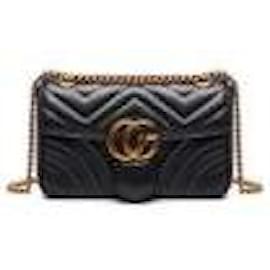 Gucci-GG Marmont shoulder bag-Noir