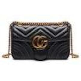 Gucci-GG Marmont shoulder bag-Black