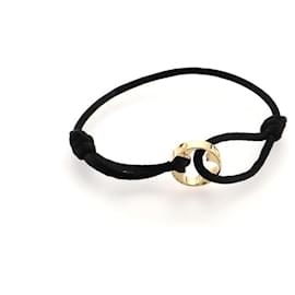 Louis Vuitton-Noir Cordon Jaune 18k Or Bracelet Empreinte-Autre