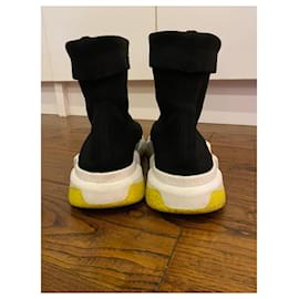 Balenciaga-Balenciaga Fold-Speed-Trainer-Schwarz,Weiß