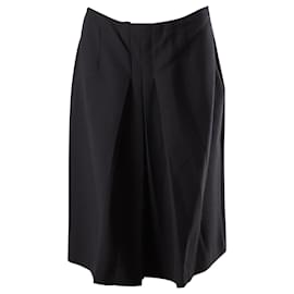 Miu Miu-Miu Miu Pleated Skirt in Black Wool-Black