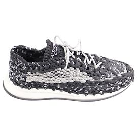 Baskets Crochet Valentino Garavani en Polyester Noir Noir