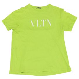 Camiseta Valentino VLTN de algodón verde Verde