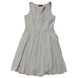 Emporio Armani-Ärmelloses Kleid in A-Linie von Emporio Armani aus grauem Polyester-Grau